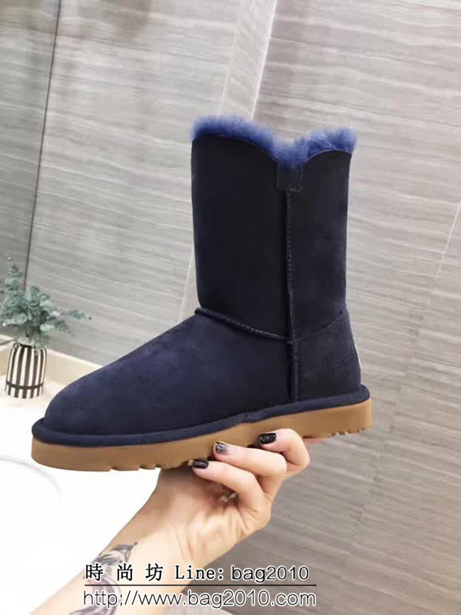 UGG 海外代購限量版 皮毛一體澳洲羊毛 時尚保暖 雪地靴 QZS2229